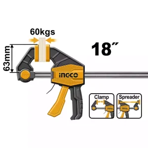 PRENSA SARGENTO RAPIDA INDUSTRIAL 63X450MM INGCO HQBC01603