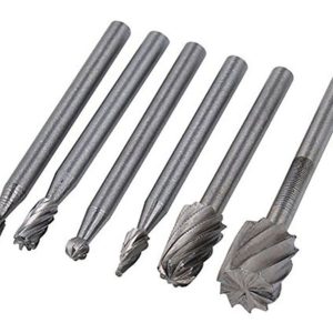 Set 6 Puntas Accesorios Dremel Fresa Tallado