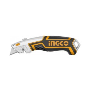 cuchillo cartonaje ingco c/6 hojas repuesto huk618