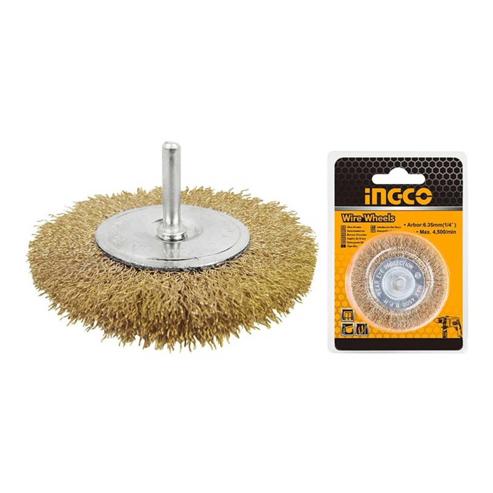 CEPILLO CON VASTAGO CIRCULAR 100X6MM INGCO WB41001