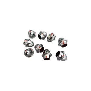 TERMINAL TOPO RIZADO 12 MM PAR   FIERRO CORTINA