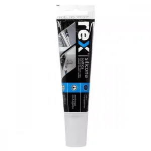 Rex silicona acetica transparente pomo 70ml