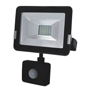 REFLECTOR LED IP65 10W 6500K CON SENSOR NEGRO VERLUX