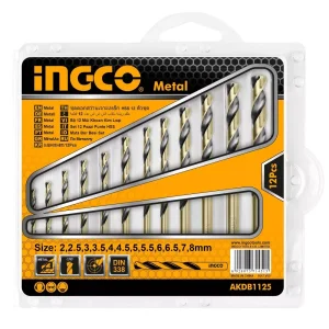 JUEGO BROCA INGCO 2.0 MM A 8.0 MM AKDB1125
