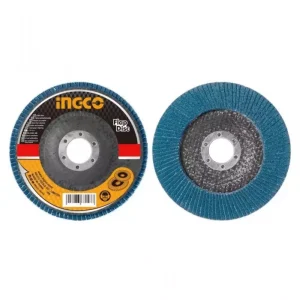 disco traslapado zirconio 115x 22mm 4 1/2  p60 ingco fdz1152