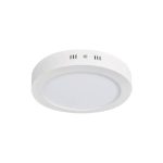 panel led chico sobrepuesto redondo 6 w,6000k 120x28mm