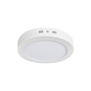 Panel led grande sobrepuesto redondo 18 w,6000k 210x28mm VKB